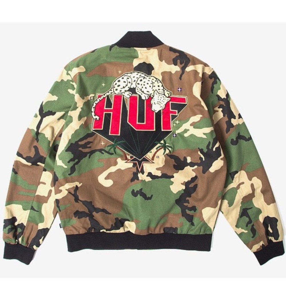 Huf kingston camo bombed jacket